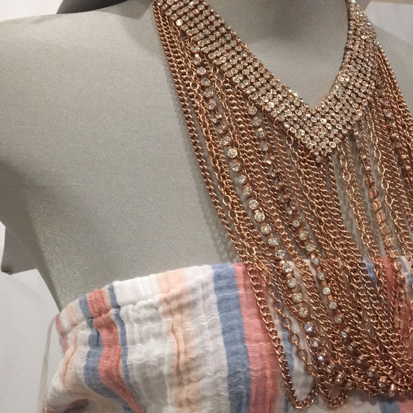 BCBGMAXAZRIA SOCIALITE Collection Bronze Necklace - Picture 5 of 10